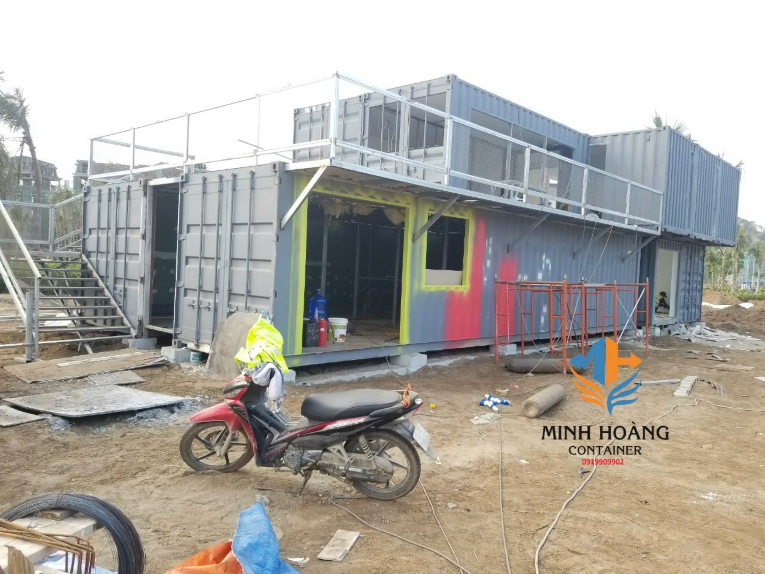 Cụm container ghép nhà ở Đồ Sơn Hải Phòng